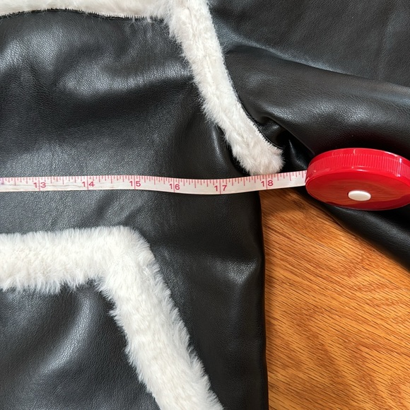 Brand new French Connection leather fur jacket - Picture 9 of 11